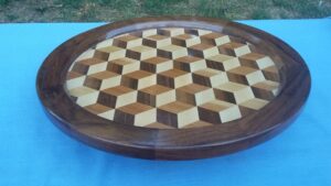 Tray with gorgeous illusion of 3D blocks by ThePapa1947