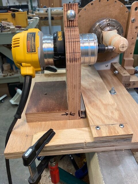 Router Jig for Lathe (2)