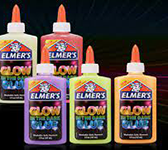Various Glues Elmers Glow Glue