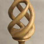 Making a 4 Column Spiral Finial by Howard King