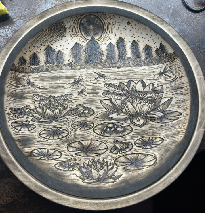 July 1st Pyrography Demonstration with Nicole Kenney