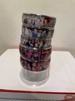 Bowls with photos on side by David Edwards