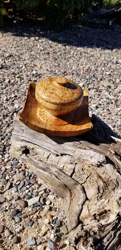 Spalted Elm Jewelry Caddy by Dane