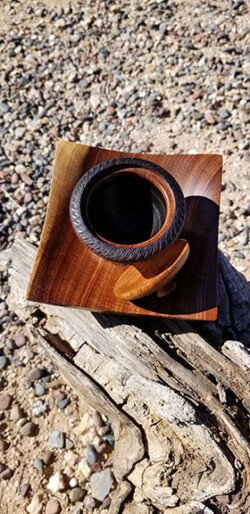 Chilean Mesquite Jewelry Caddy by Dane