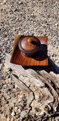 Chilean Mesquite Jewelry Caddy by Dane