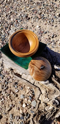 Spalted Red Maple Jewelry Caddy by Dane