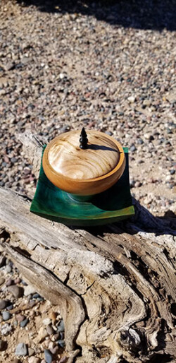 Spalted Red Maple Jewlry Caddy by Dane