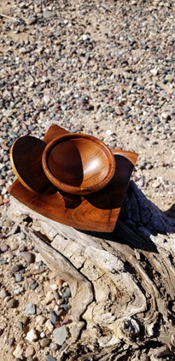 Chilean Mesquite Jewelry Caddy by Dane