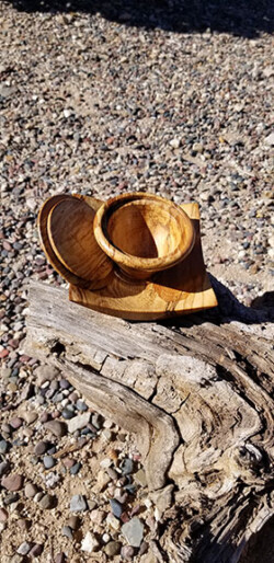 Spalted Elm Jewelry Caddy by Dane