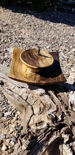 Spalted Elm Jewelry Caddy by Dane