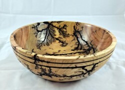 Lichtenberg textured Bowl by Robert Grinstead