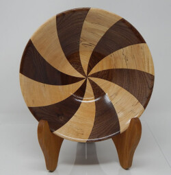 Spiral segmented bowl by Gerald Jensen