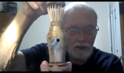 Toothpick Birdhouse by Bill Goff