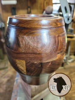 Urn By Wah-tie Woodturning