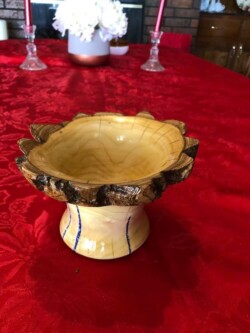 Bowl with stand by Bill Green