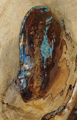 Pecan Bowl with Gold by Tim Hatch