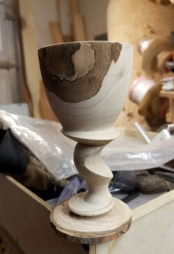 Off-center Goblet by Matt Harber