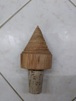 Spiral Bottle Stopper by Gerald Avery