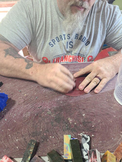 Sanding by Larry Morgan