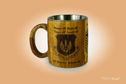 Cup by Ron Radiff (engraving