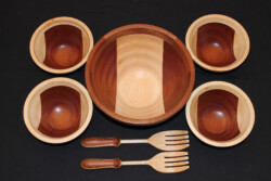 Segmented bowls by Jim Duxbury