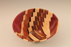 Crazy offset bowl by Jim Duxbury