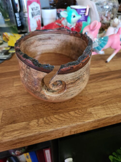 Yarn bowl by Tim Hatch