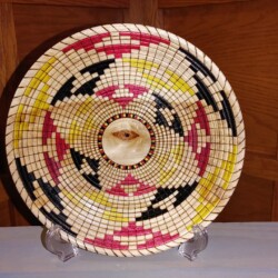 Beaded bowl by Heather Budarick