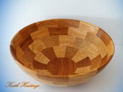 Segmented bowl by Keith Hastings