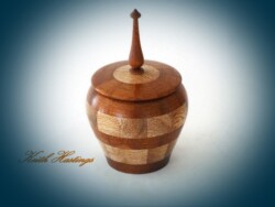 Box with finial by Keith Hastings