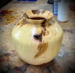 Hollow turning by Doyle Lemaire