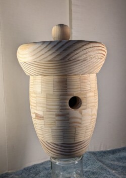 Large bird house by John Koscinski