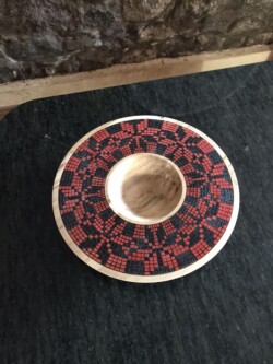 Beaded bowl by Keith Hyland