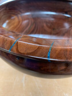 Bowl with epoxy fill by Kyle RanchTn