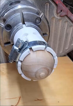 Holder for egg sander by Waukeene Vinson