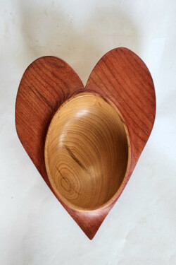 Heart bowl by Jon Moore