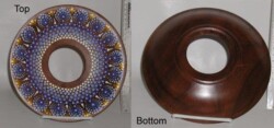 By Matt Harber Dot painted platter by Matt Harber